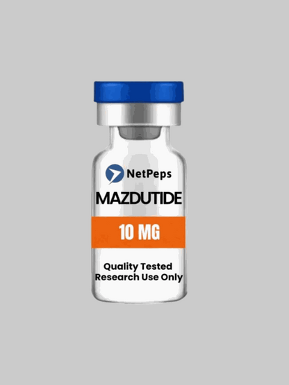 GLP5-MAZ 10mg peptide vial for research use only with storage and legal compliance instructions
